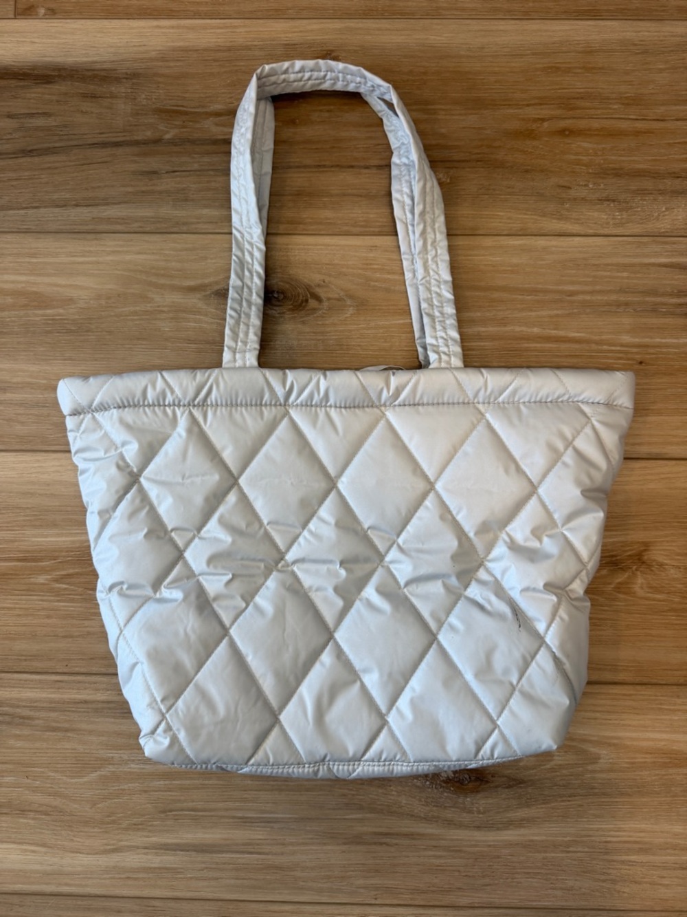 Vera Bradley Quilted Cream Tote Bag